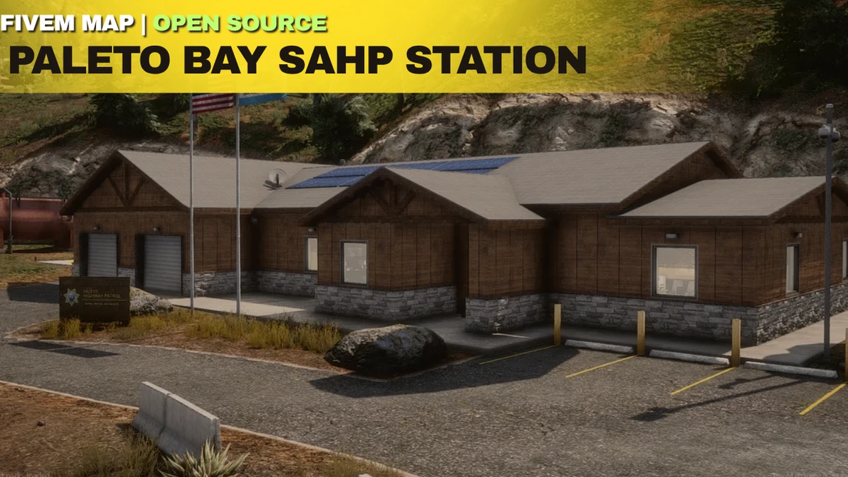 Paleto Bay SAHP Station MLO FiveM | San Andreas Highway Patrol Station | Open Source